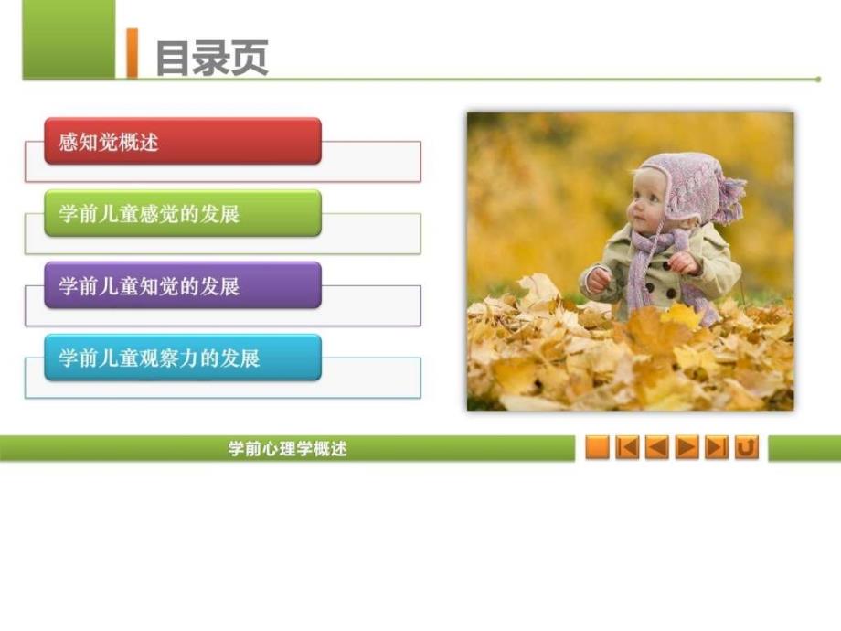 学前心理学学前儿童感知觉的发展概述课件_第1页