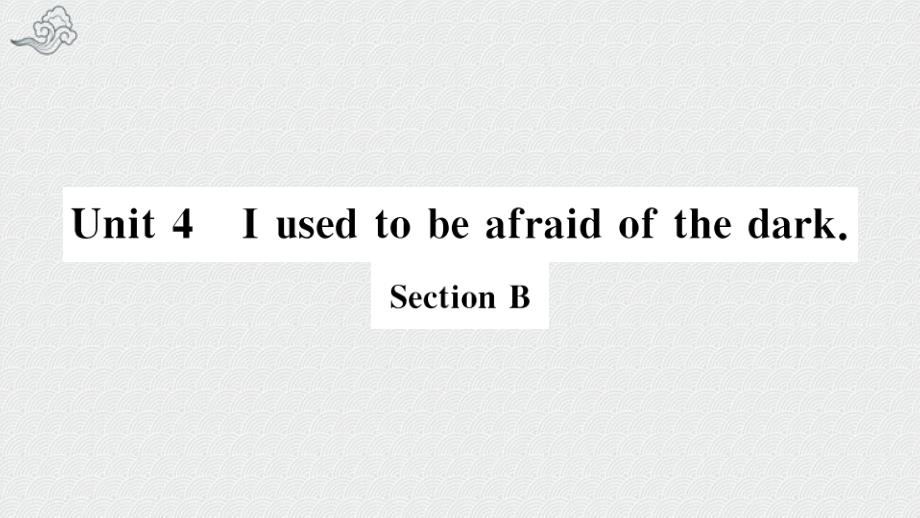 栾城县某中学九年级英语全册-Unit-4-I-used-to-be-afraid-of-the-d课件_第1页