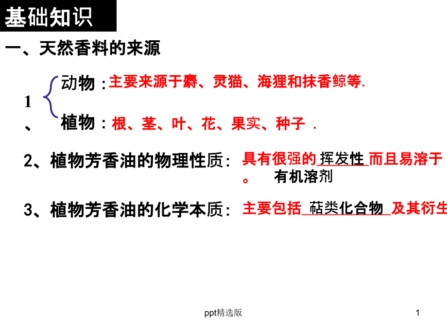 植物芳香油的提取课件_第1页