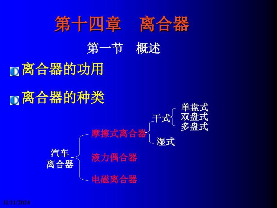 新手上路离合器的概述课件_第1页