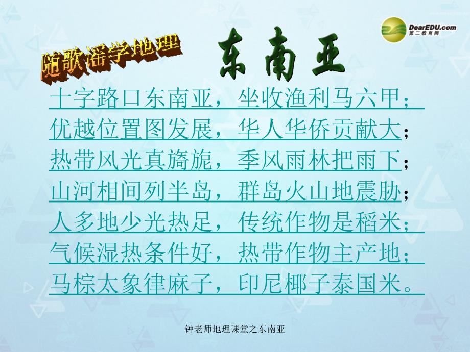 江苏省太仓市某中学七年级地理下册-第七章-第二节-东南亚课件-新人教版_第1页