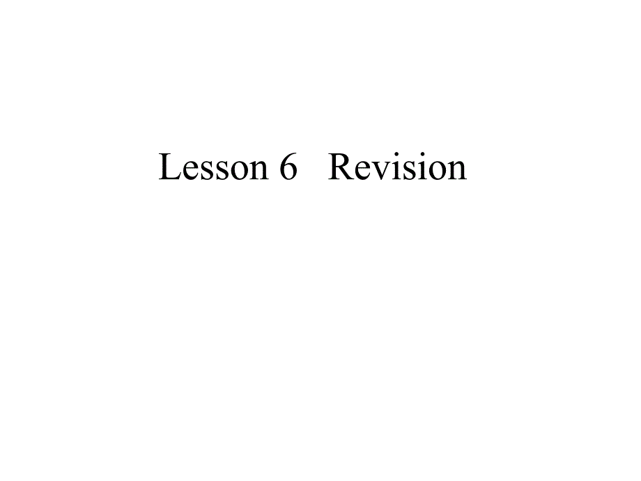 科普版英语五年级上册Lesson-6-Revision课件_第1页