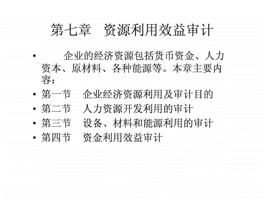 资源利用效益审计(2)_第1页