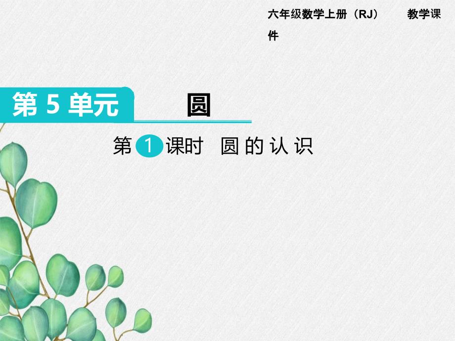 第1课时《圆的认识》课件-(公开课)2022年小学数学课件_第1页