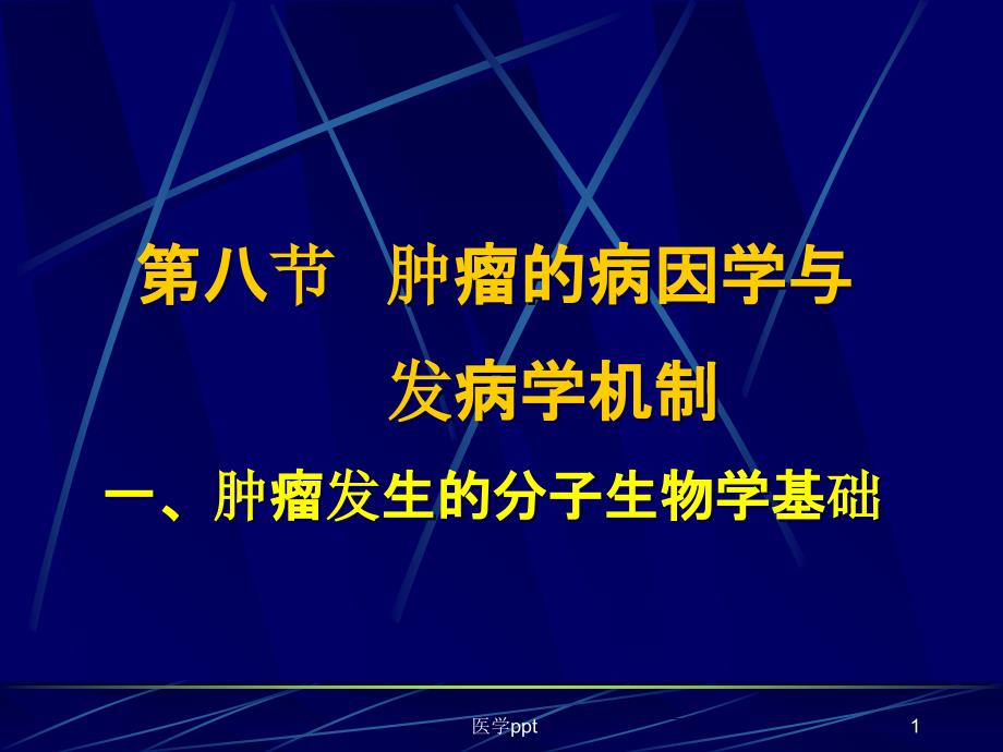 肿瘤的病因学与发病学机制课件_第1页