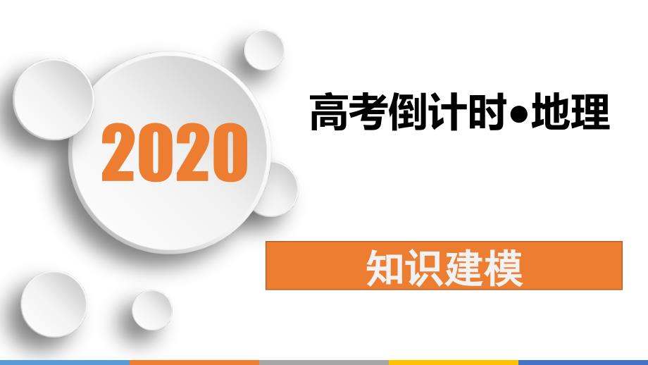 高考地理考前10天知识建模1课件_第1页