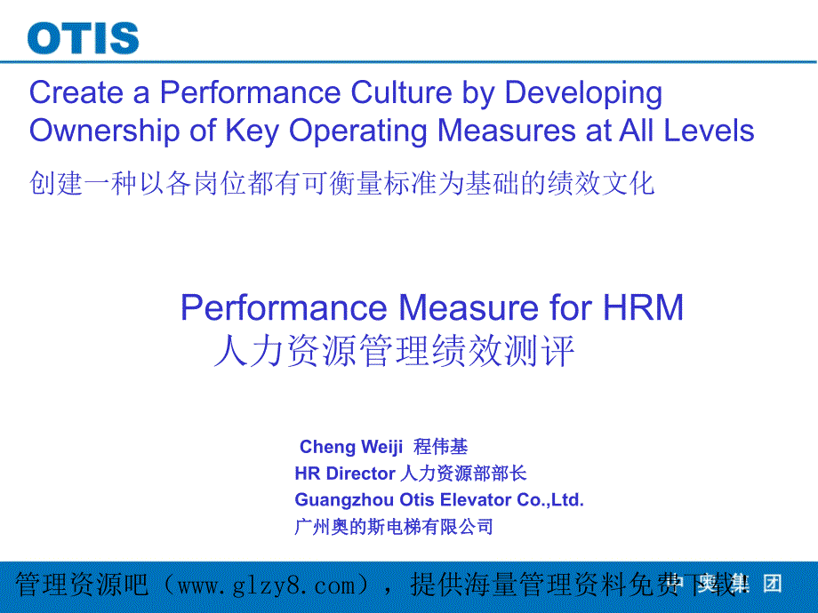 HR 部门量化绩效管理—HR 部门的平衡计分卡2004_第1页