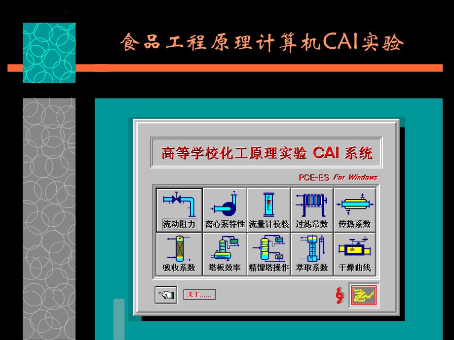 食品工程原理计算机CAI实验课件_第1页