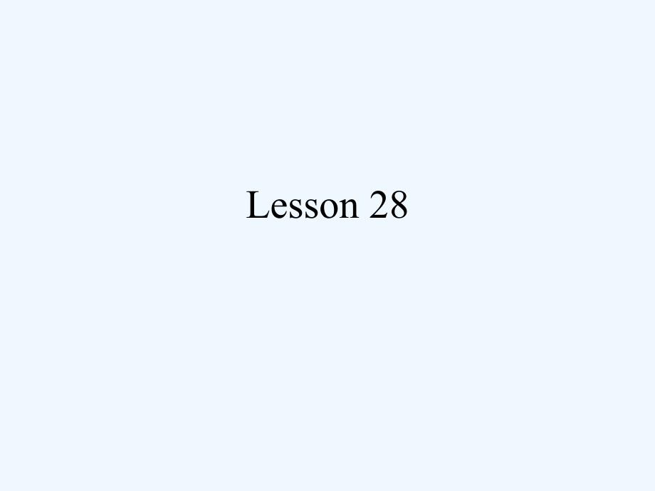 黔东南苗族侗族自治州某小学三年级英语上册-Unit-8-Revision-Lesson-28课件-_第1页