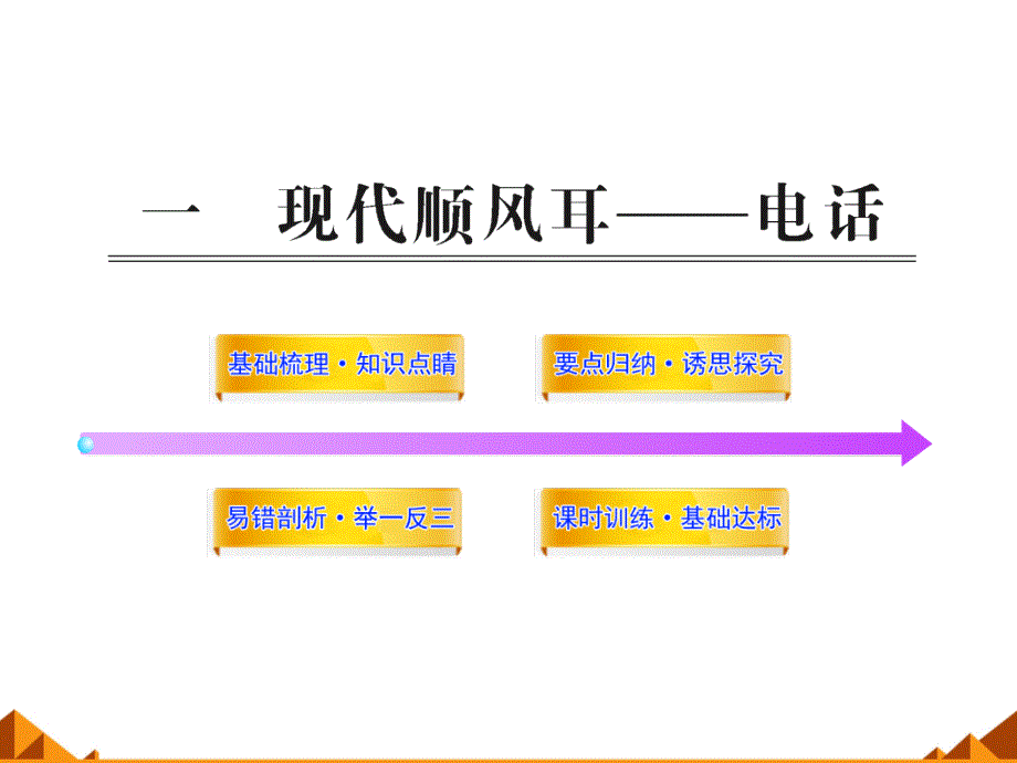 人教版初中九年级(全一册)物理《现代顺风耳──电话》课件_第1页