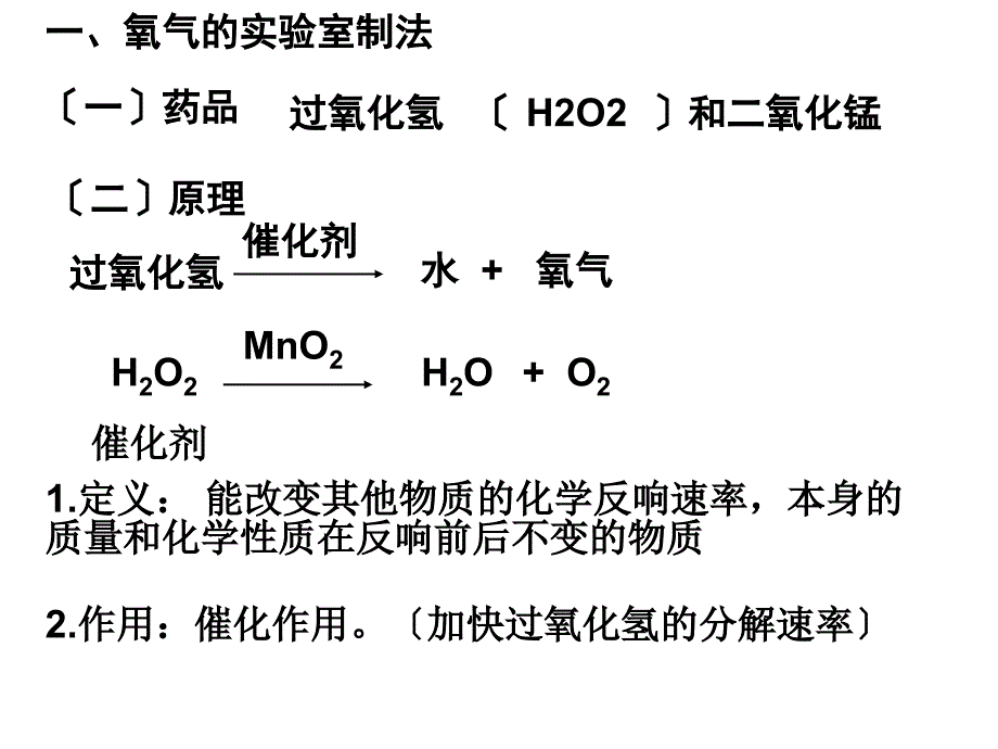 九年级化学氧气的实验室制法+综合2优秀课件_第1页