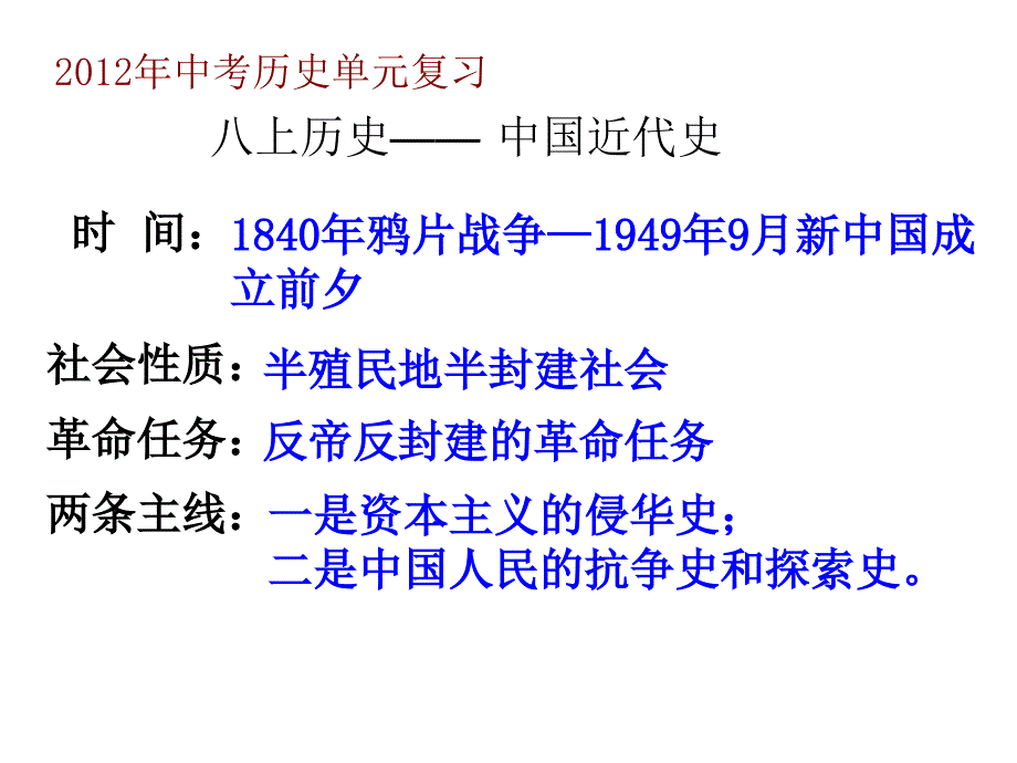 2012年中考历史单元复习_第1页