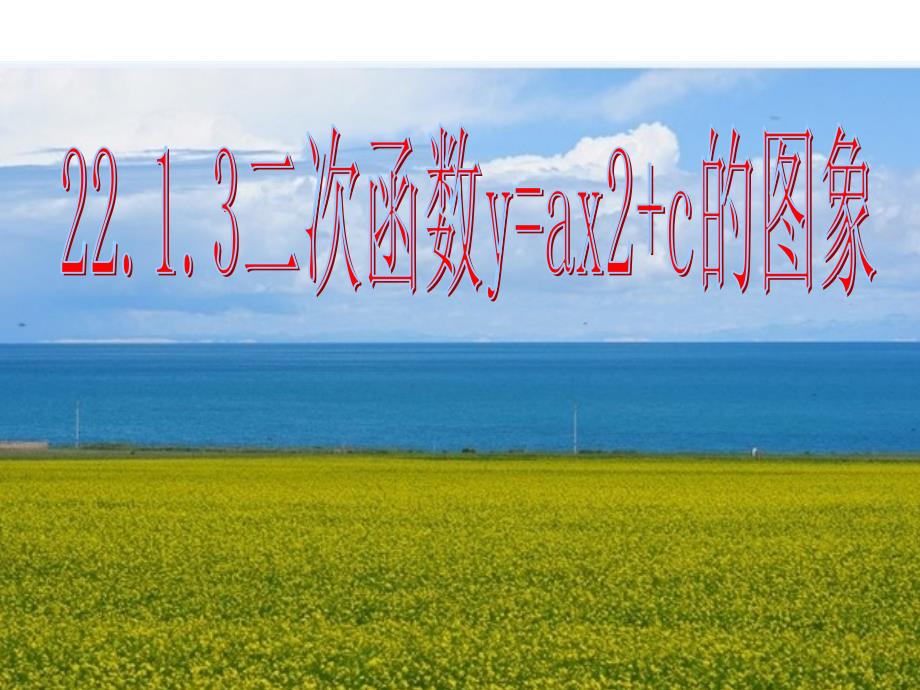 2213二次函数y=ax2+c的图像_第1页