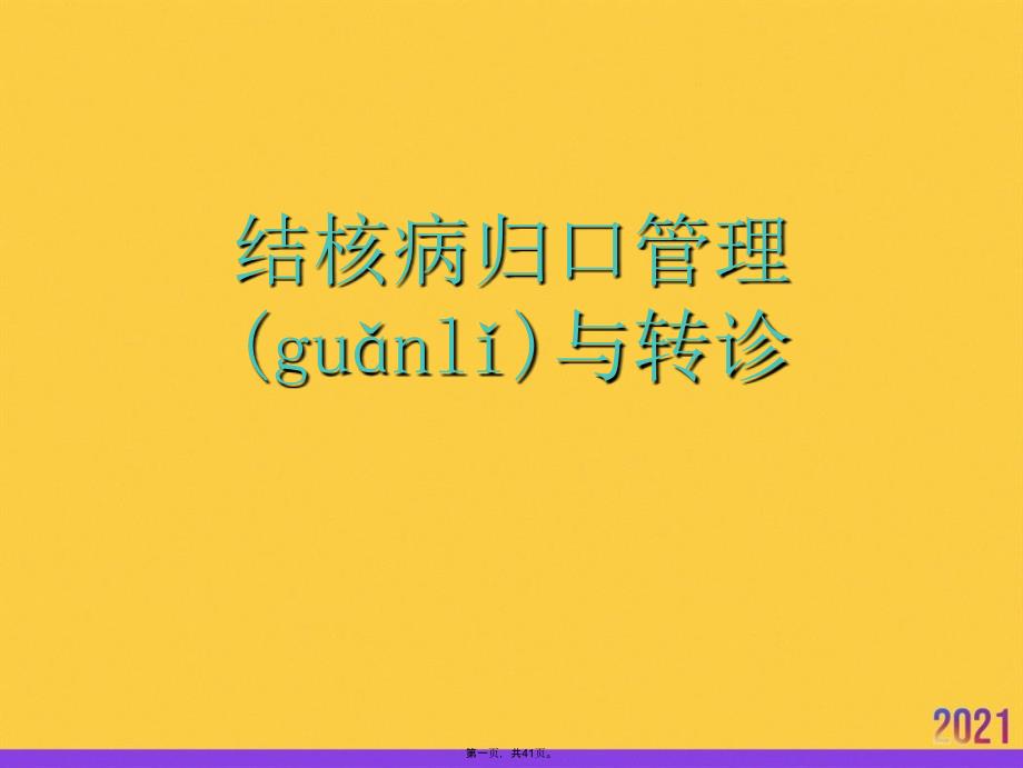 结核病归口管理与转诊正规版资料_第1页