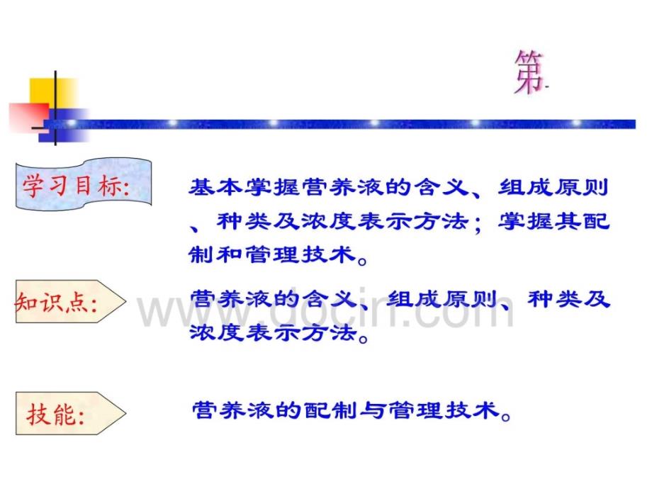 营养液 营养液的配制与管理技术_第1页