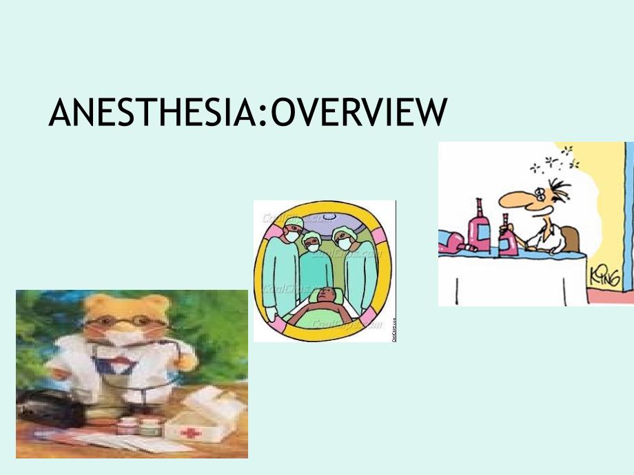 anesthesiaoverview课件_第1页