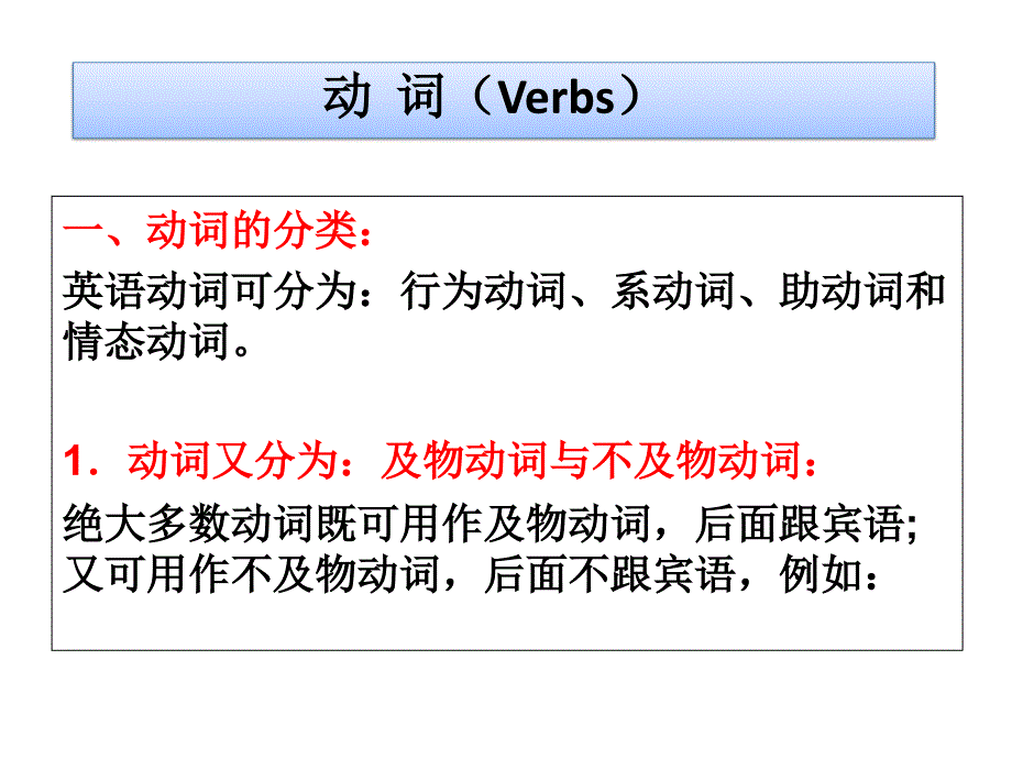 行为动词 系动词 助动词_第1页