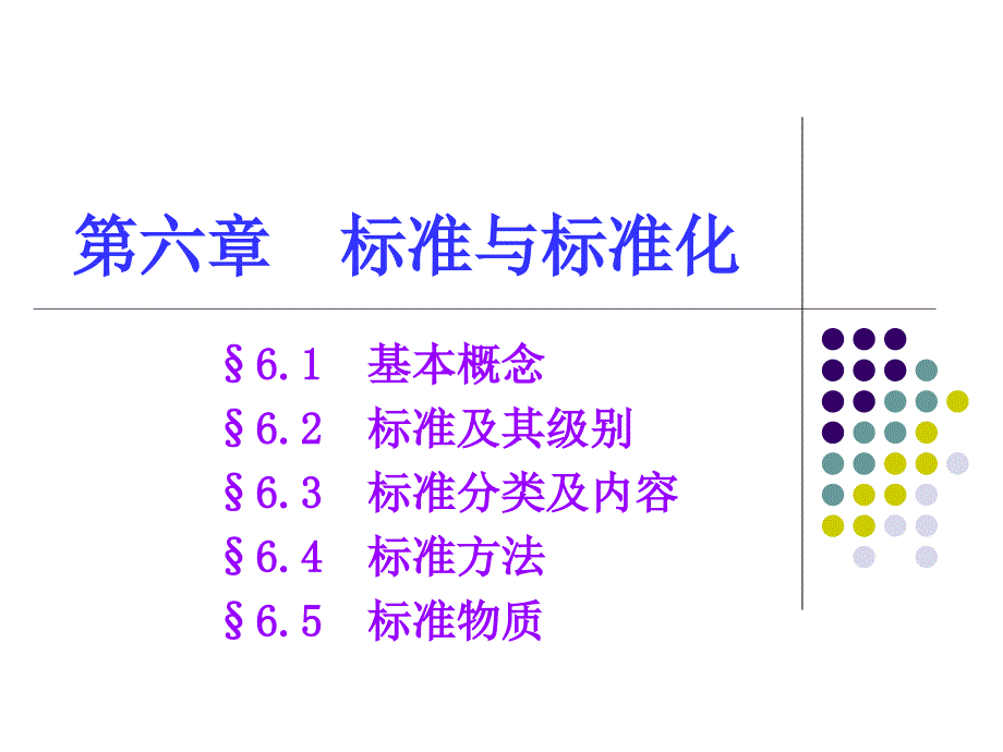 第六章 标准与标准化(2011)_第1页