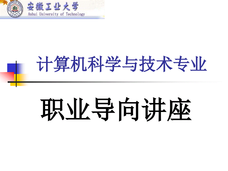 计算机科学与技术专业(职业方面)_第1页