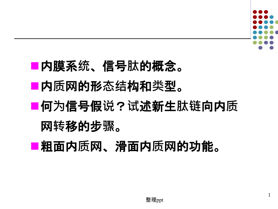 细胞生物学高尔基体课件_第1页