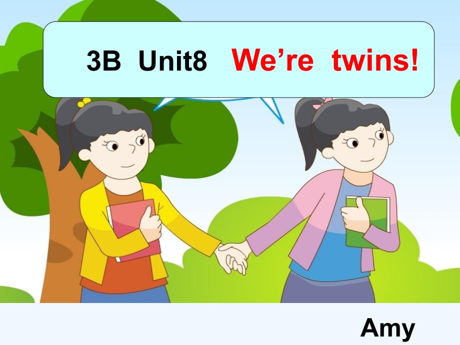 延长县某小学三年级英语下册-Unit-8-We're-twins课件2-牛津译林版_第1页