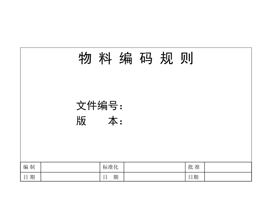 物料编码规则_第1页