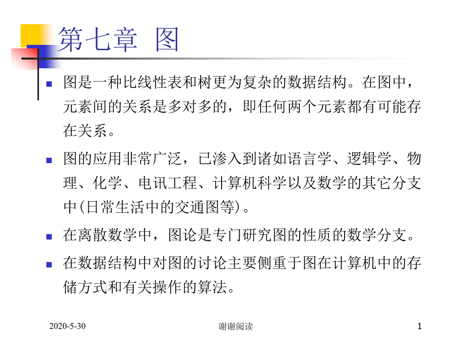 图是一种比线性表和树更为复杂的数据结构解读课件_第1页