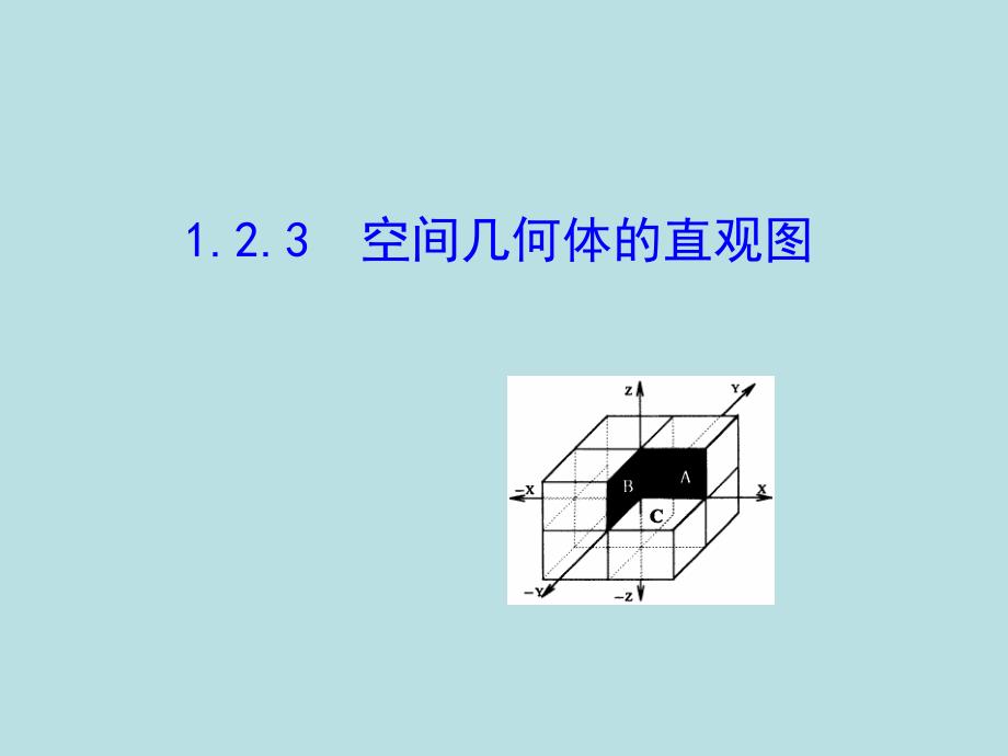 123空间几何体的直观图课件_第1页