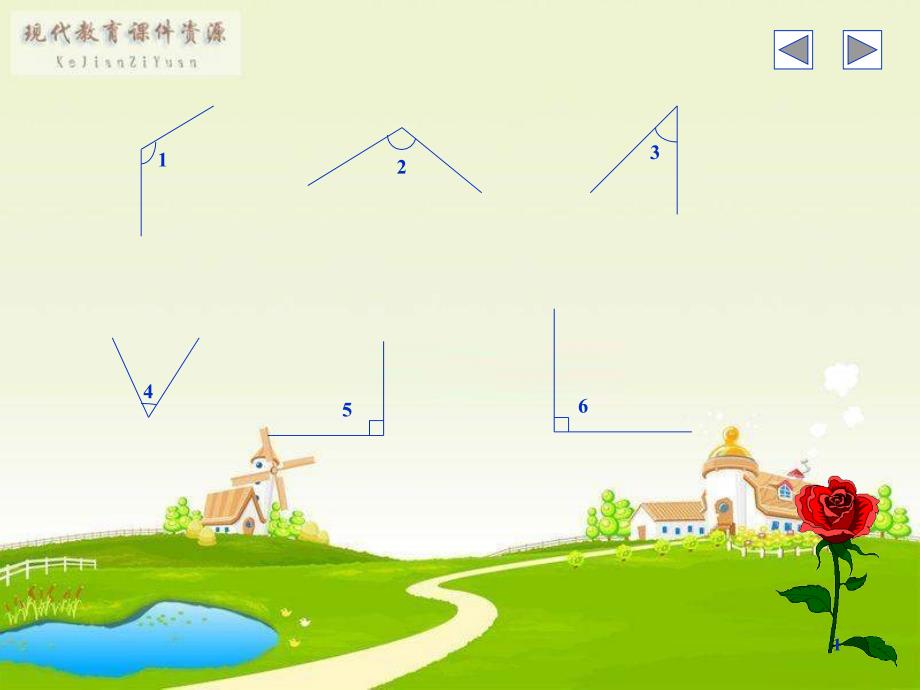 小学人教四年级数学角的分类-5(同名8)课件_第1页