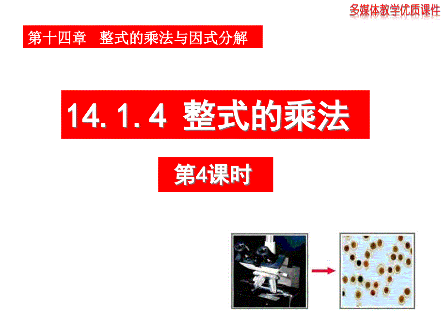 1414整式的乘法-第4课时课件_第1页