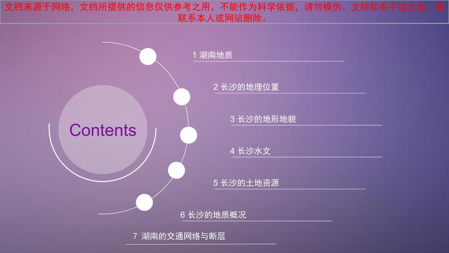 最新湖南长沙地质报告专业知识讲座_第1页