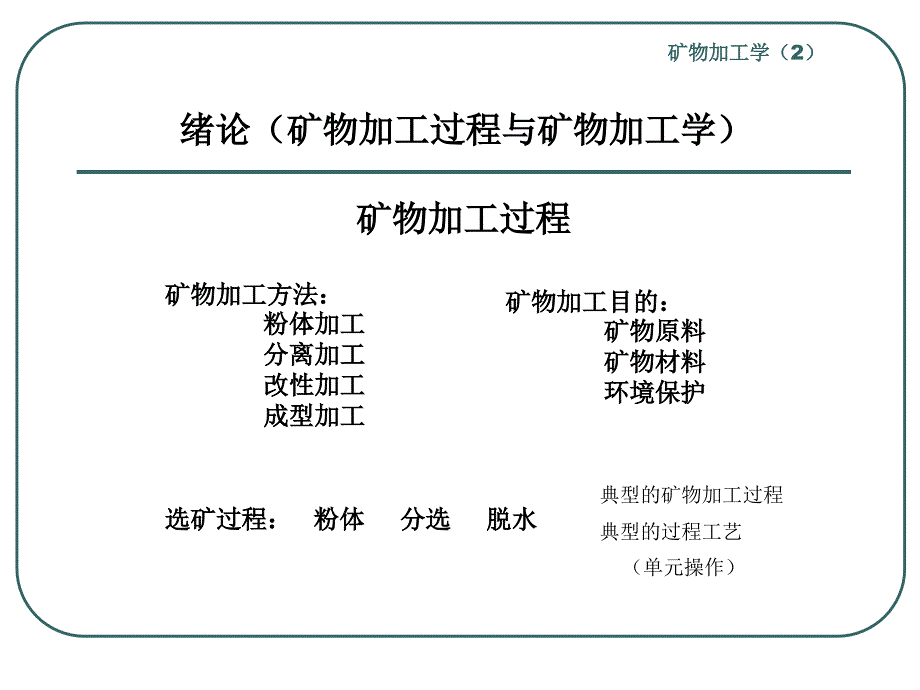 矿物加工(21)_第1页