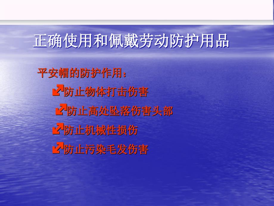 个人劳动防护用品的正确使用课件_第1页