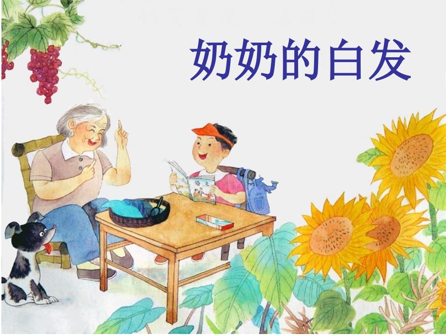 奶奶的白发课件_第1页